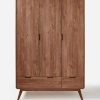 Lemari Pakaian Minimalis Pintu Solid