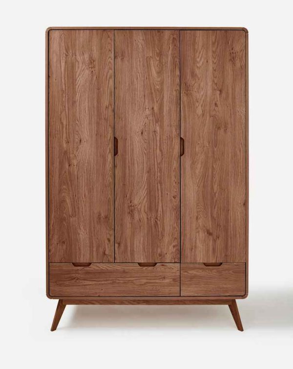 Lemari Pakaian Minimalis Pintu Solid