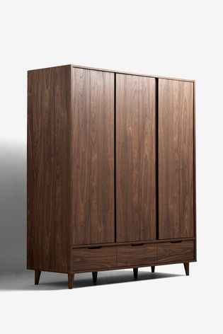 Lemari Pakaian Minimalis Pintu Solid